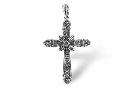 Diamond Pendant in white gold
