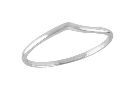 Gold Wedding Band in white gold