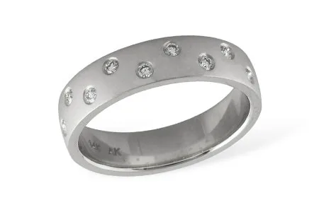 Diamond Wedding Band in white gold