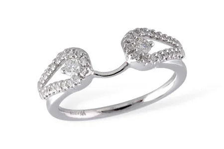 Diamond Ring Enhancer in white gold