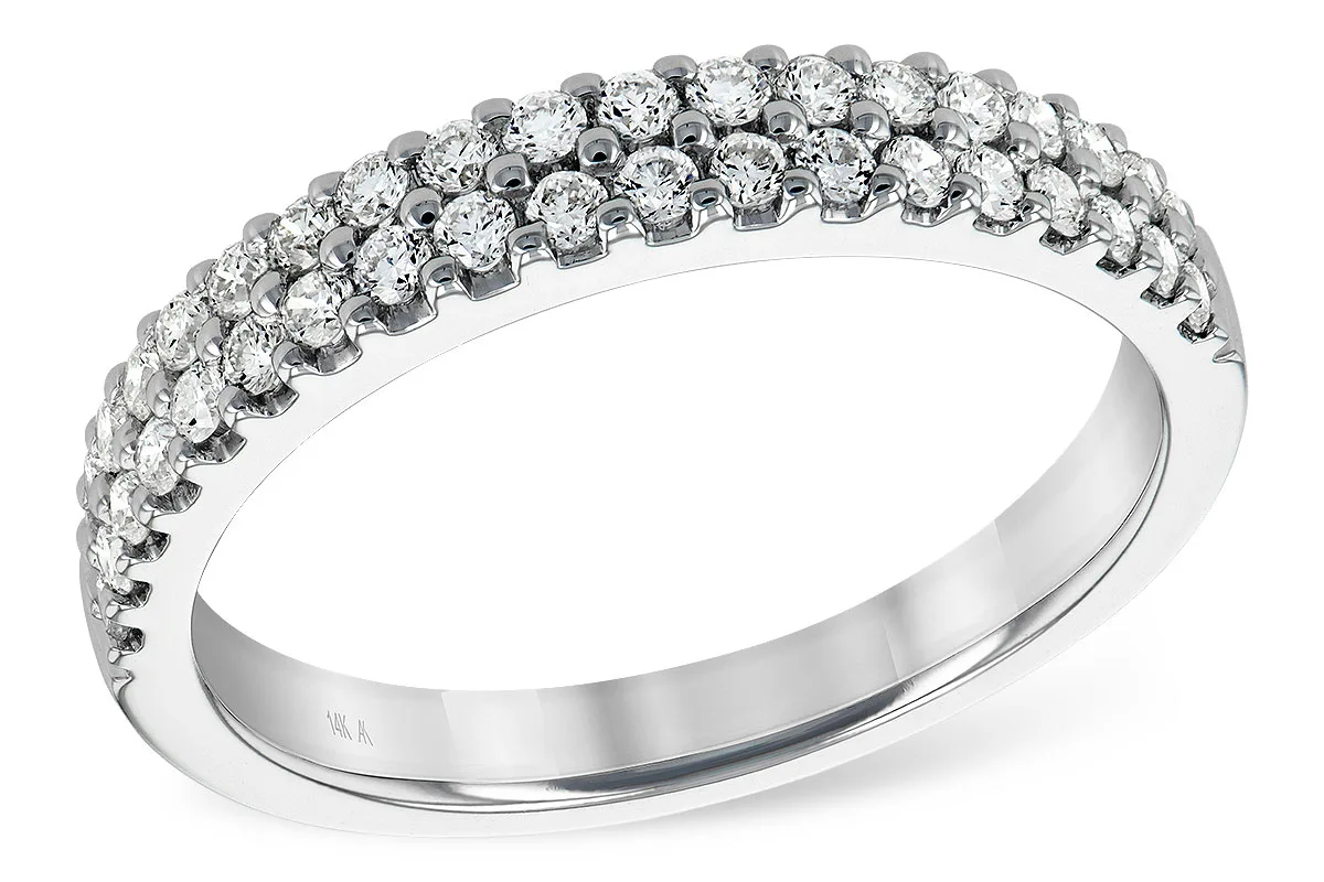 Diamond Wedding Band in white gold