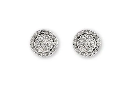 Diamond Earrings in white gold