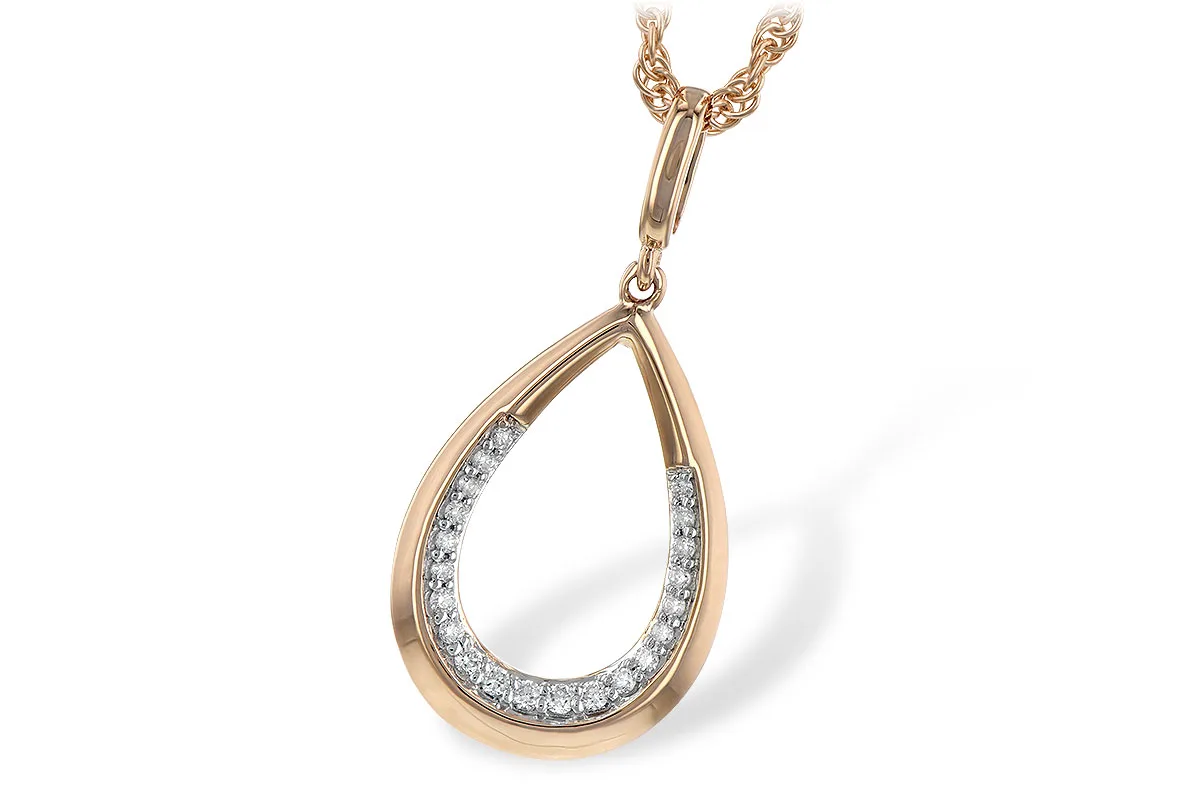 Diamond Necklace in rose gold
