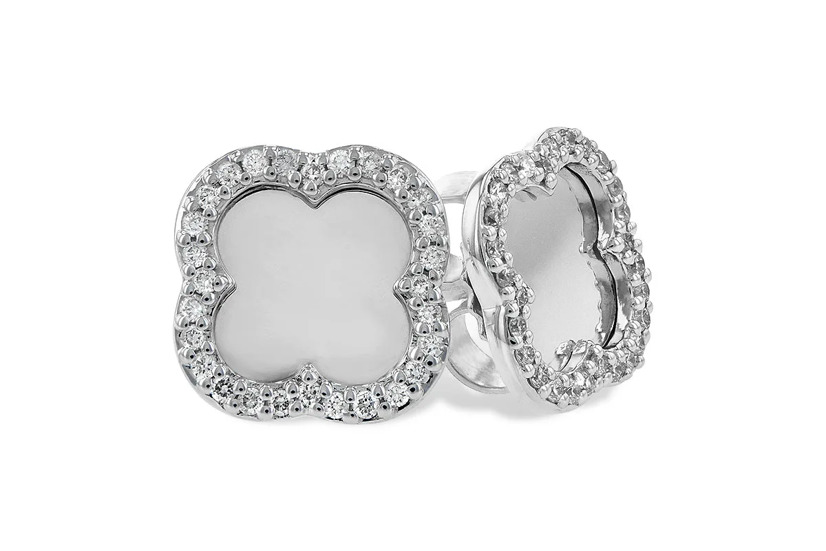 Diamond Earrings in white gold