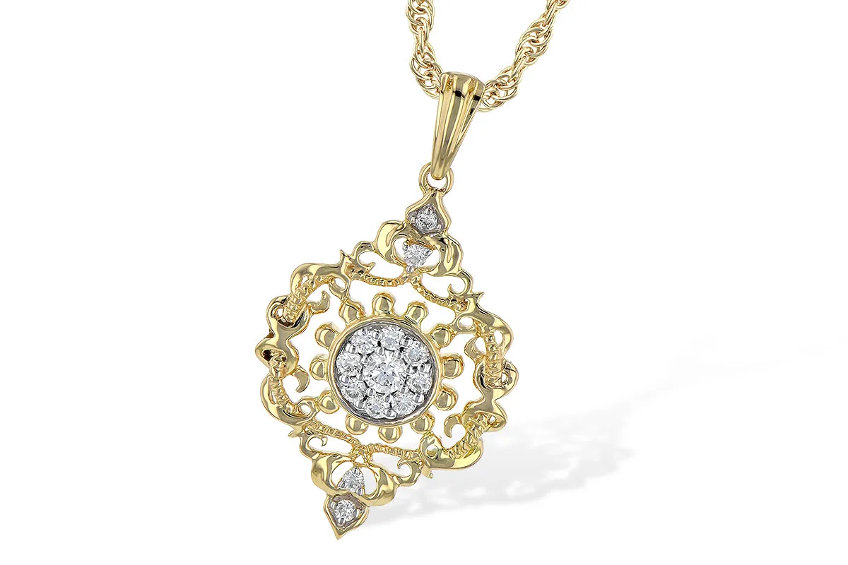 Diamond Necklace in two-tone
