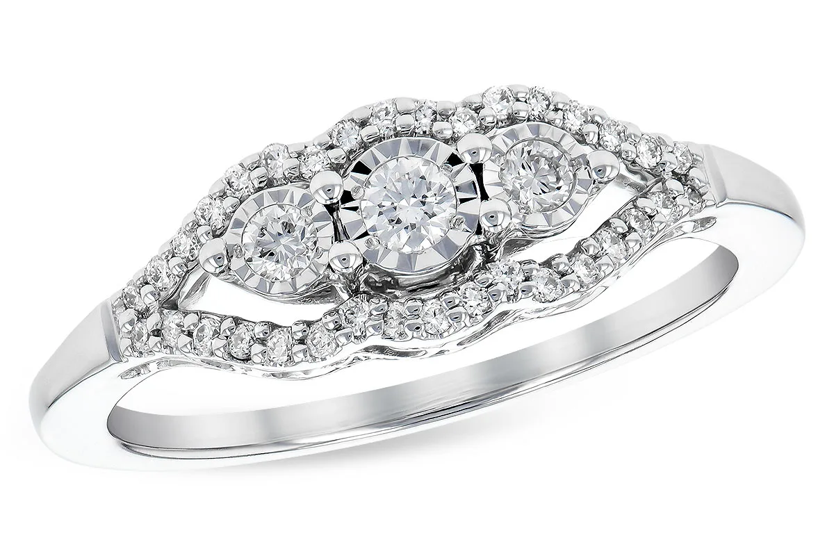 Diamond Anniversary Band in white gold