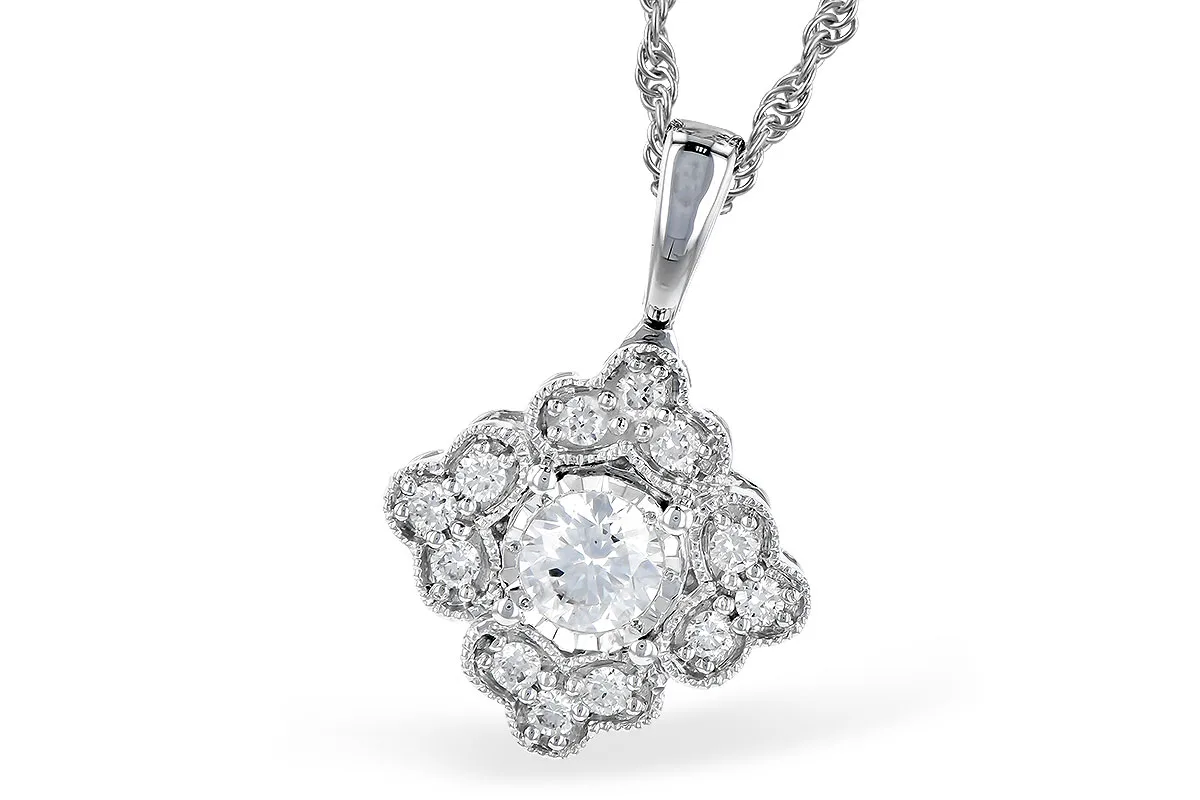 Diamond Necklace in white gold