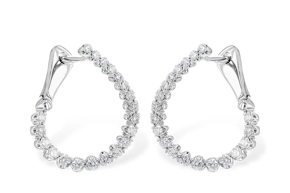 Diamond Earrings in white gold