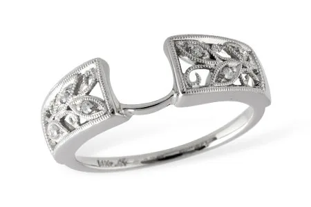 Diamond Ring Enhancer in white gold