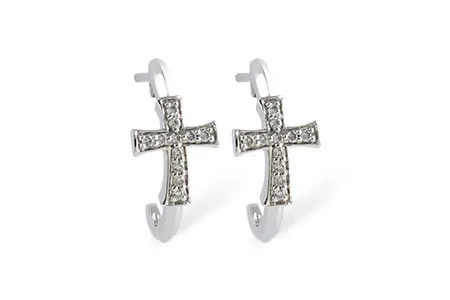 Diamond Earrings in white gold