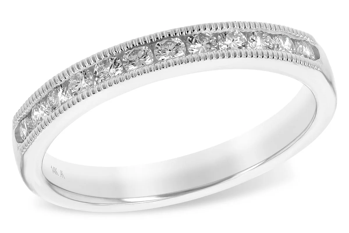 Diamond Wedding Band in white gold