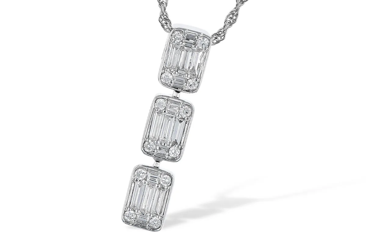 Diamond Necklace in white gold