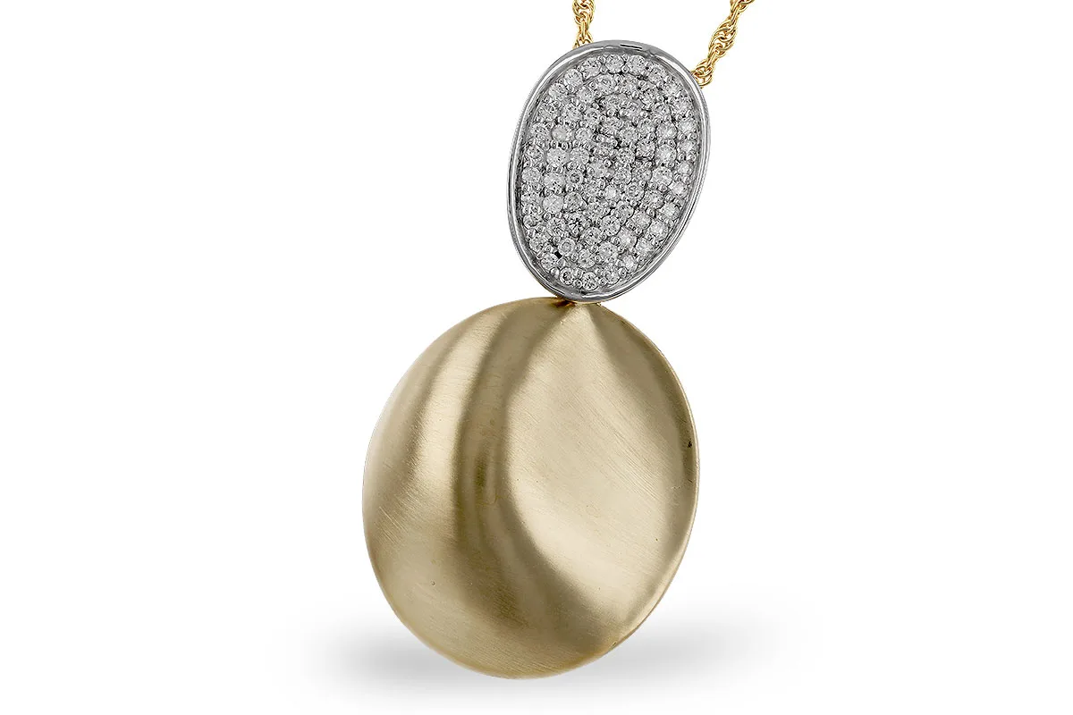 Diamond Necklace in yellow & white