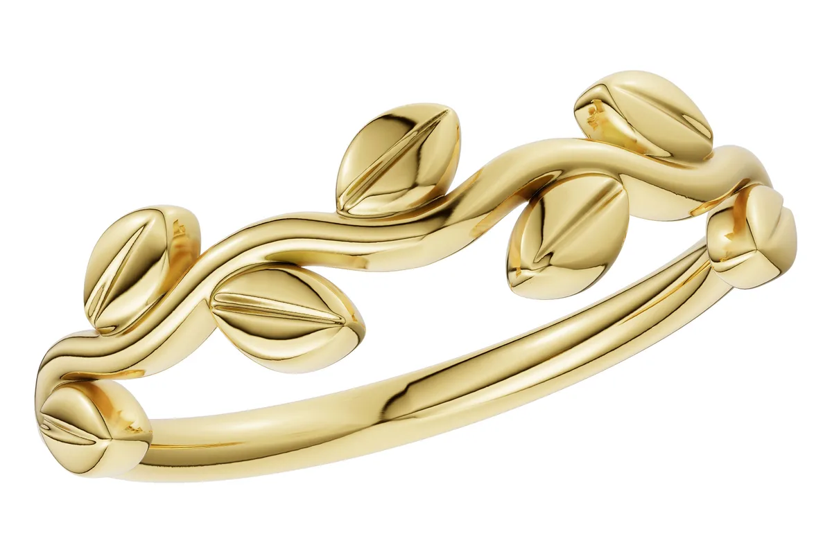 Gold Wedding Band in yellow gold