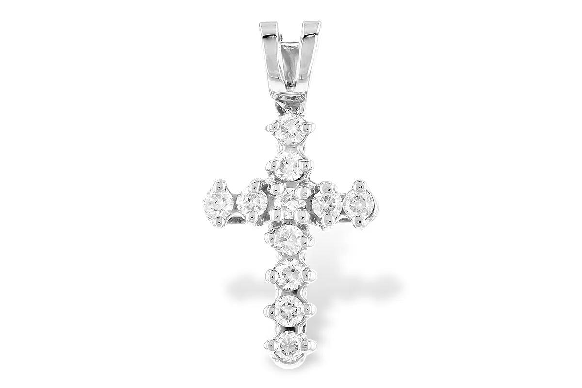 Diamond Pendant in white gold