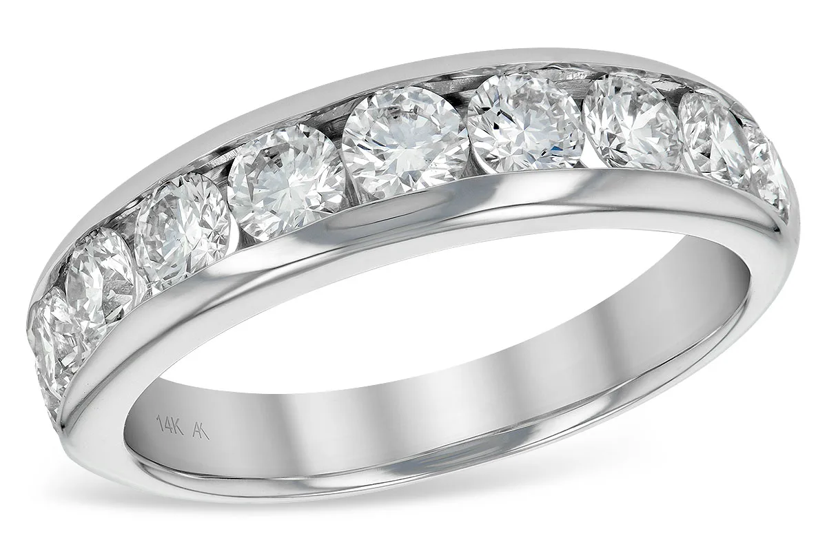 Diamond Wedding Band in white gold