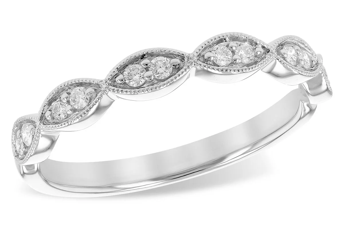 Diamond Wedding Band in white gold