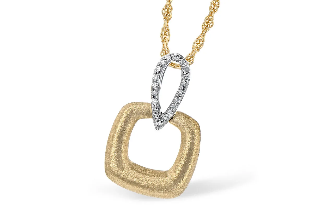 Diamond Necklace in yellow & white