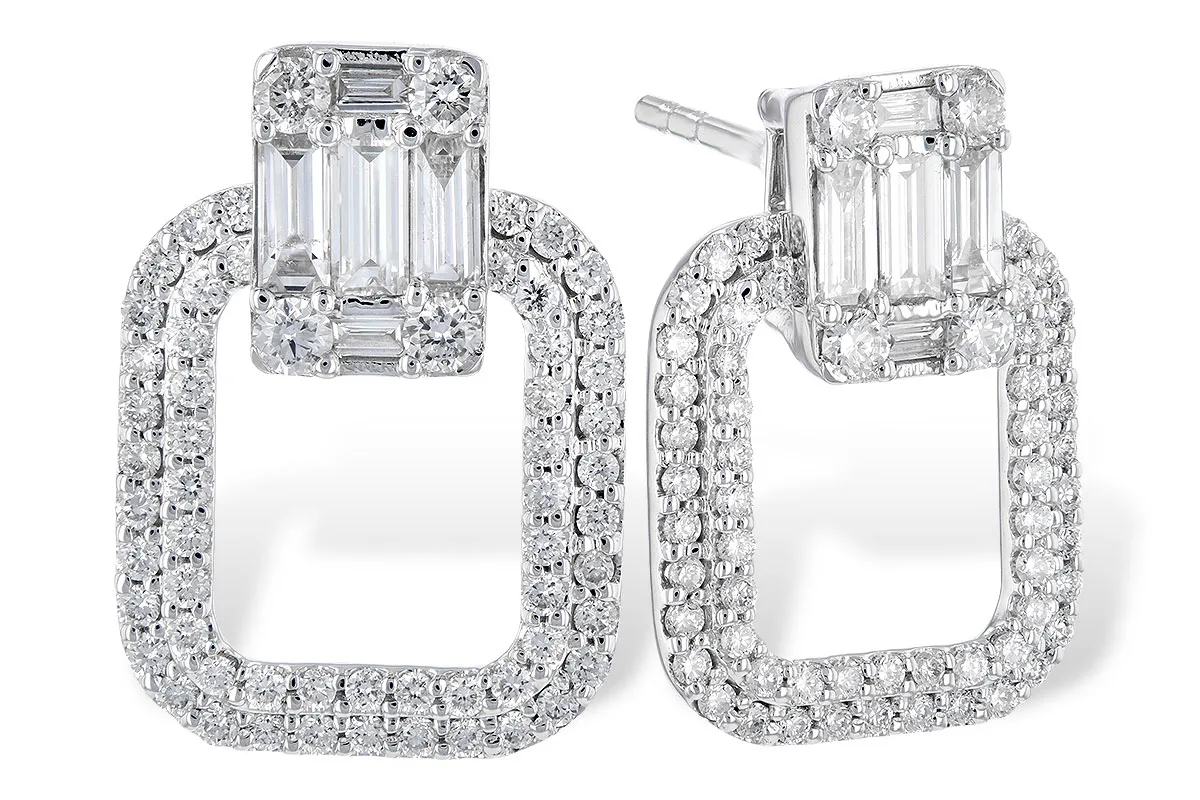 Diamond Earrings in white gold