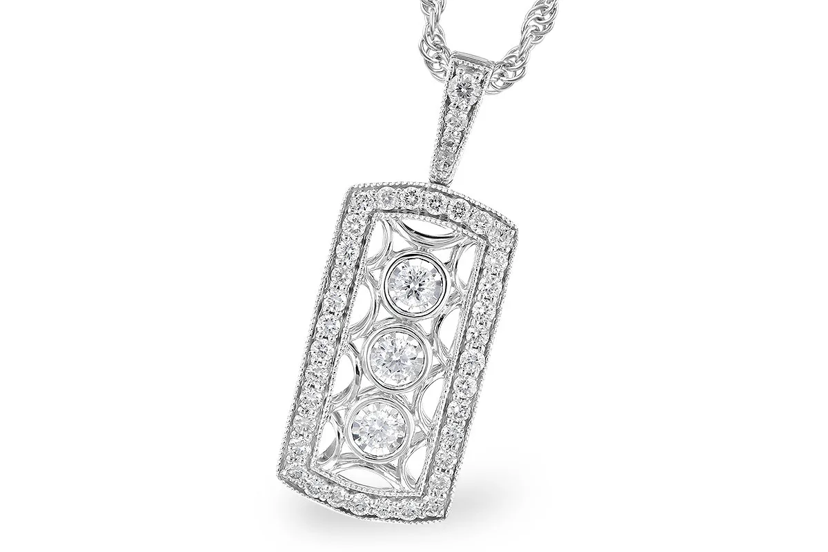 Diamond Necklace in white gold