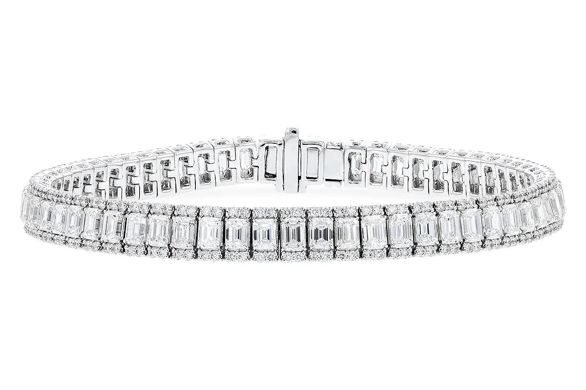 Diamond Bracelet in white gold