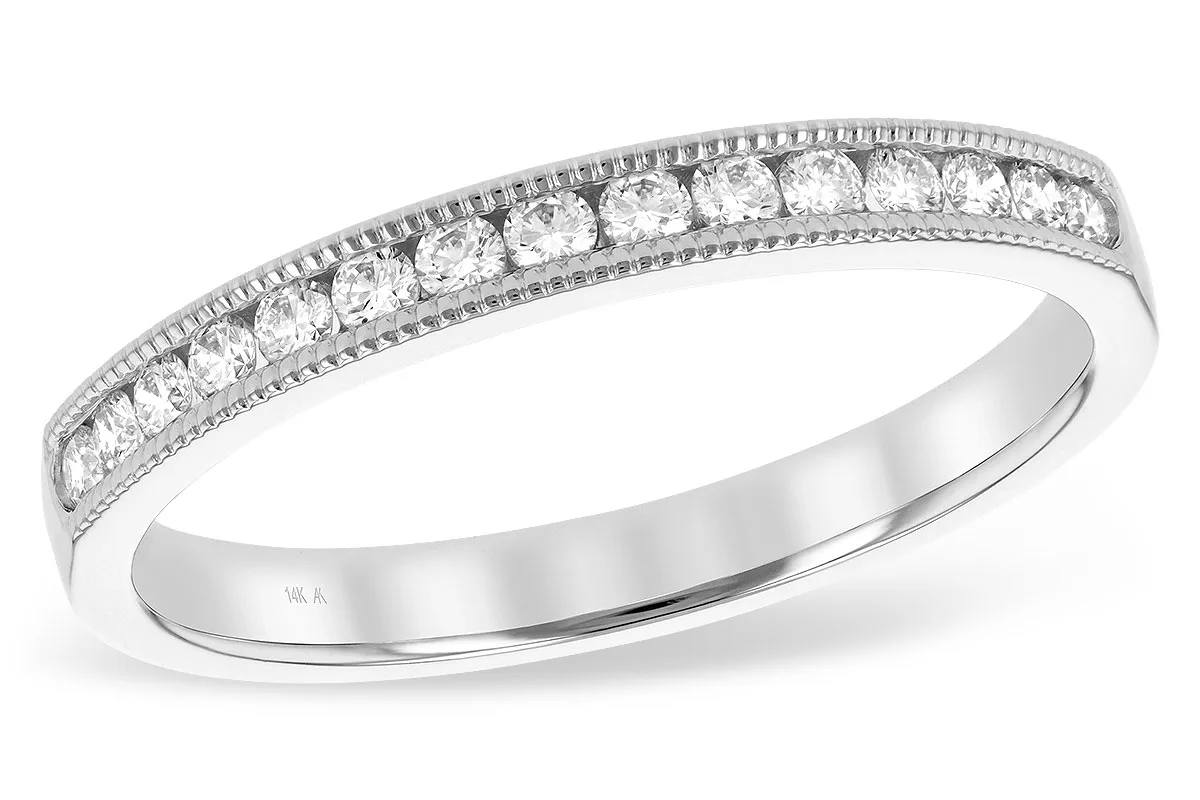 Diamond Wedding Band in white gold