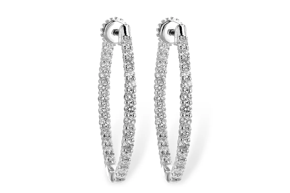 Diamond Earrings in white gold