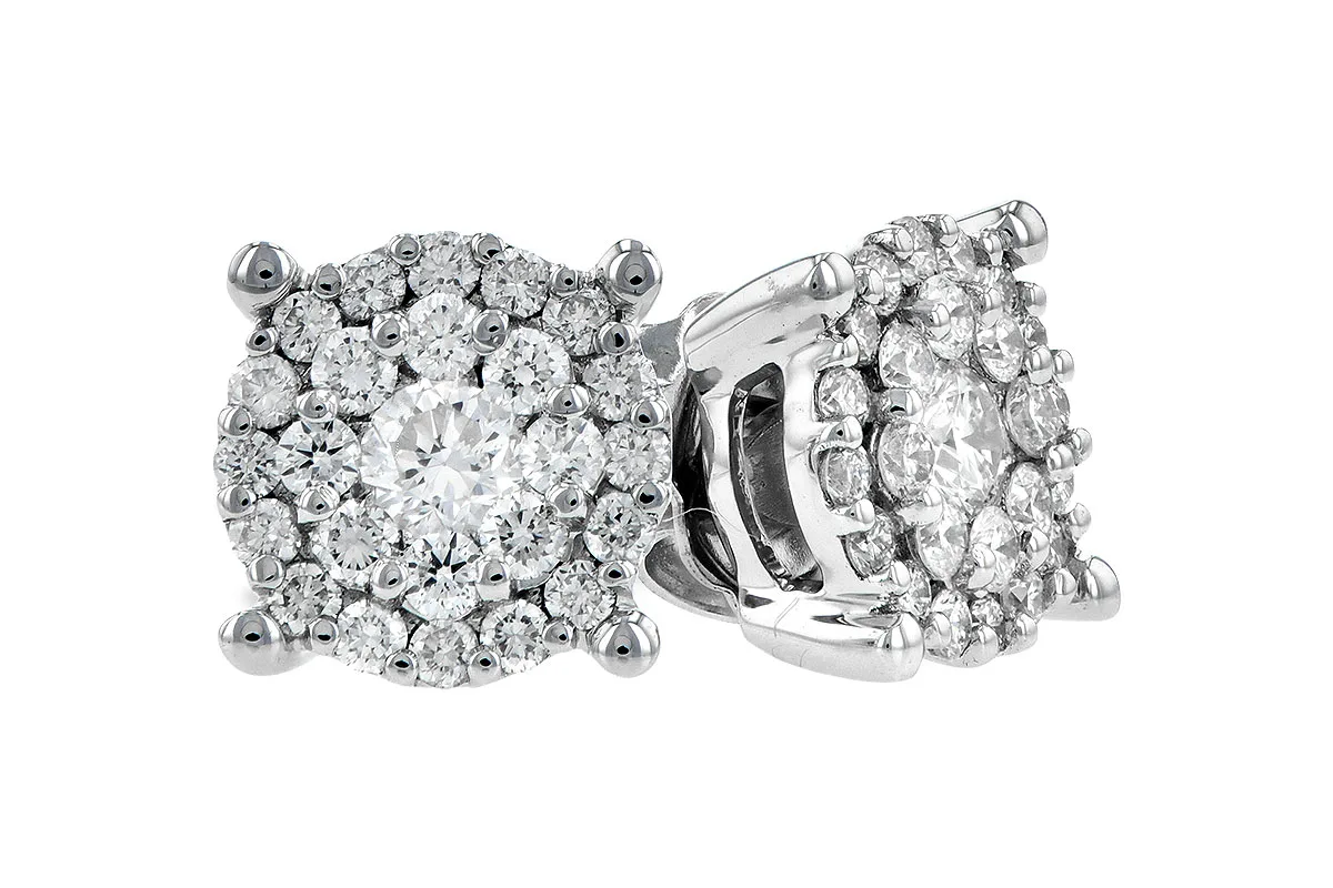 Diamond Earrings in white gold