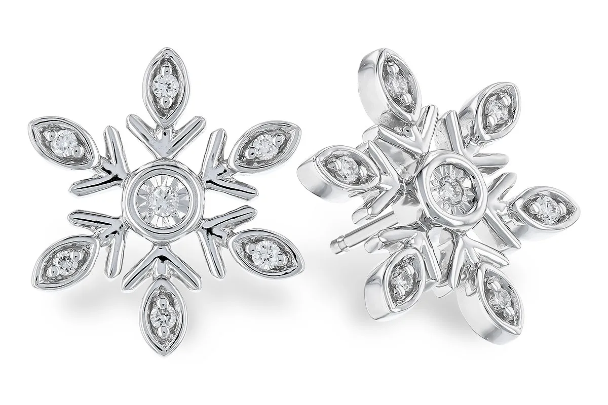 Diamond Earrings in white gold