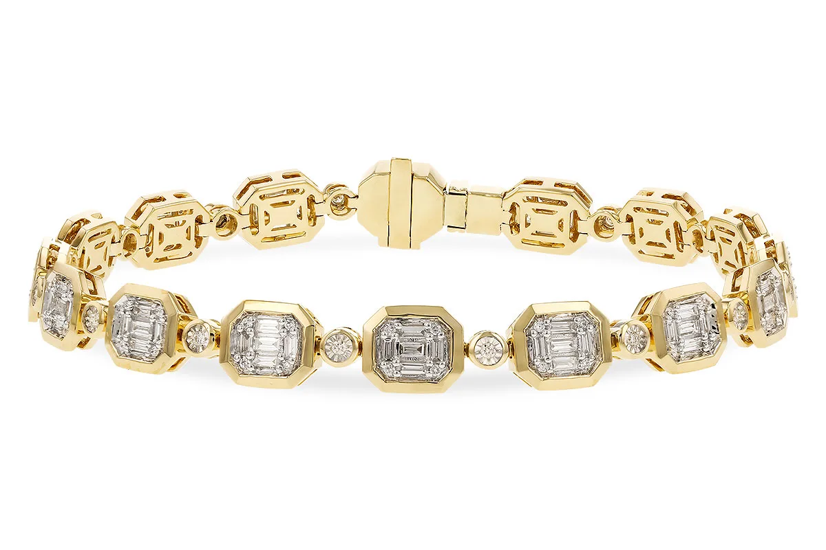 Diamond Bracelet in yellow gold