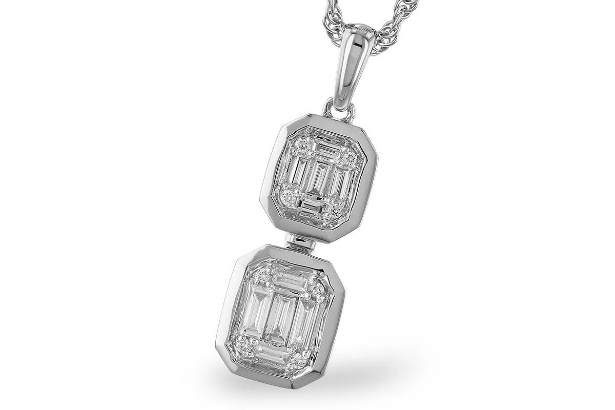 Diamond Necklace in white gold