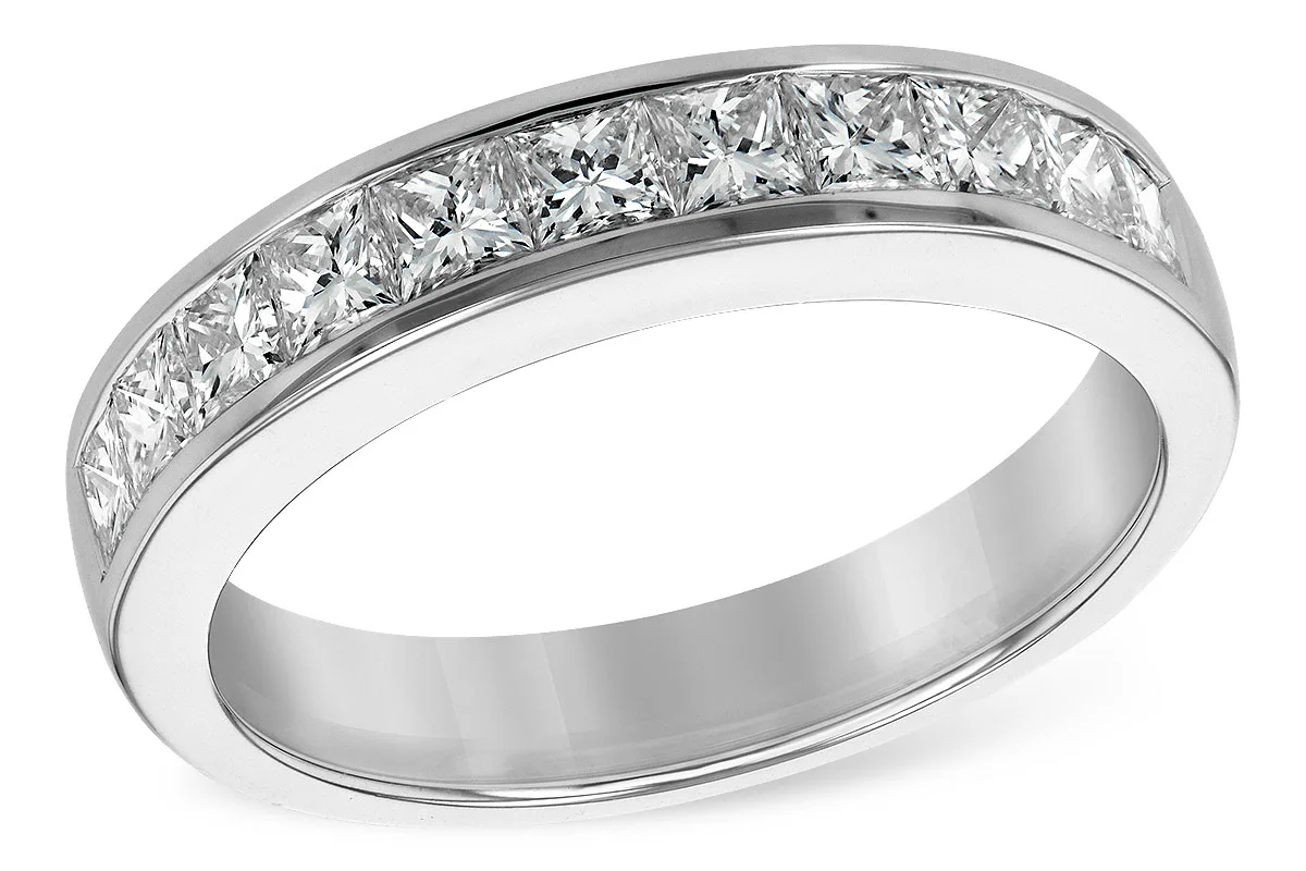 Diamond Wedding Band in white gold