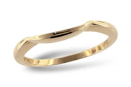Gold Wedding Band in yellow gold