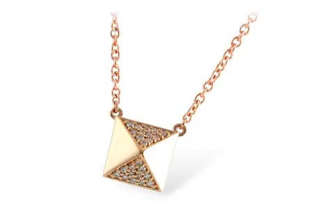 Diamond Necklace in rose gold