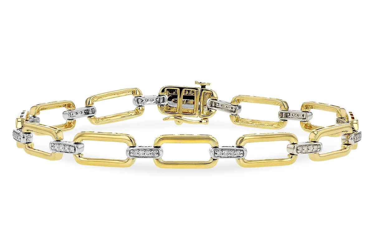 Diamond Bracelet in yellow gold