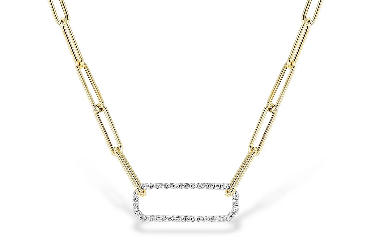 Diamond Necklace in yellow & white