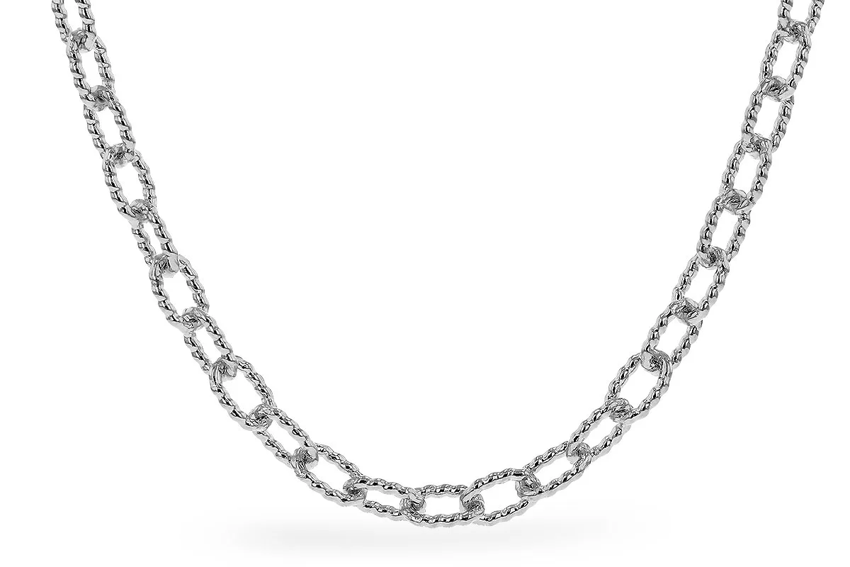 Rolo Chain in white gold