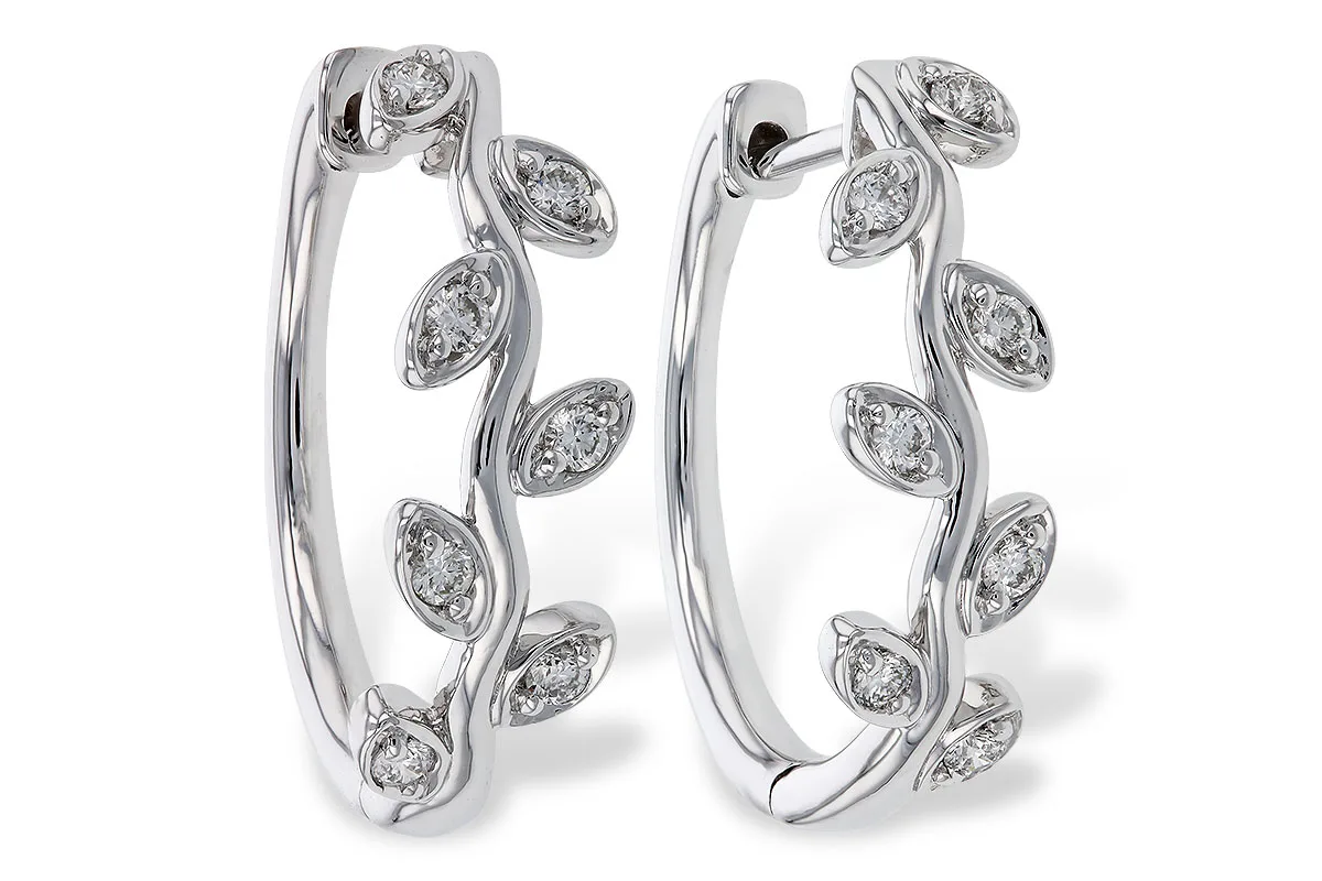 Diamond Earrings in white gold
