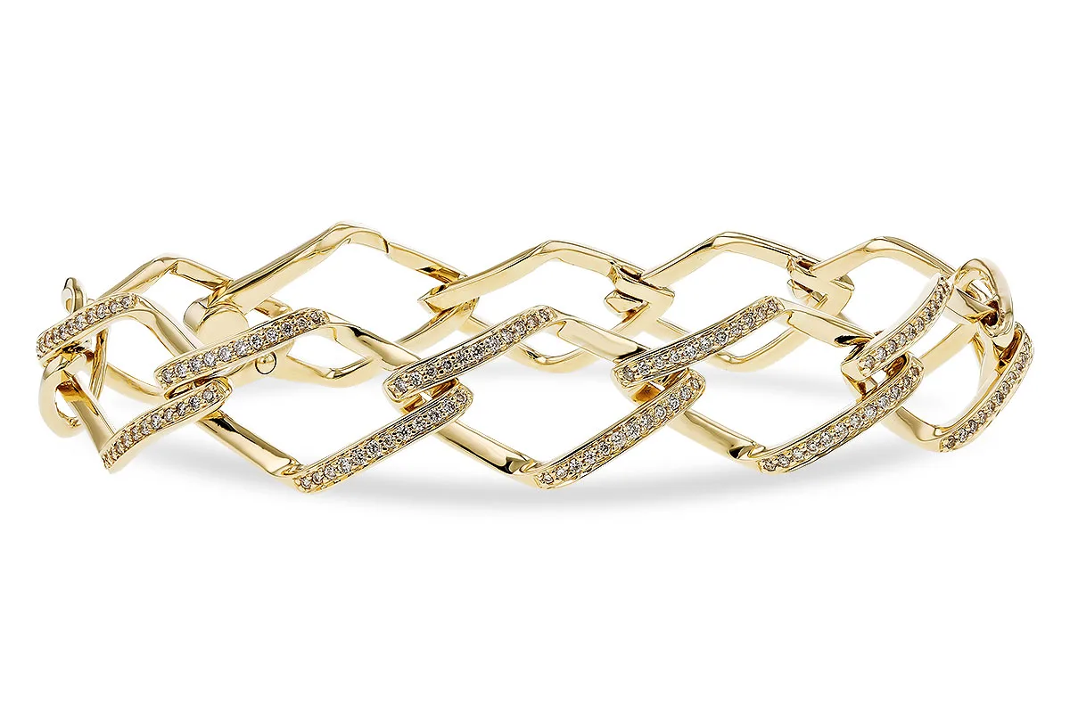 Diamond Bracelet in yellow gold