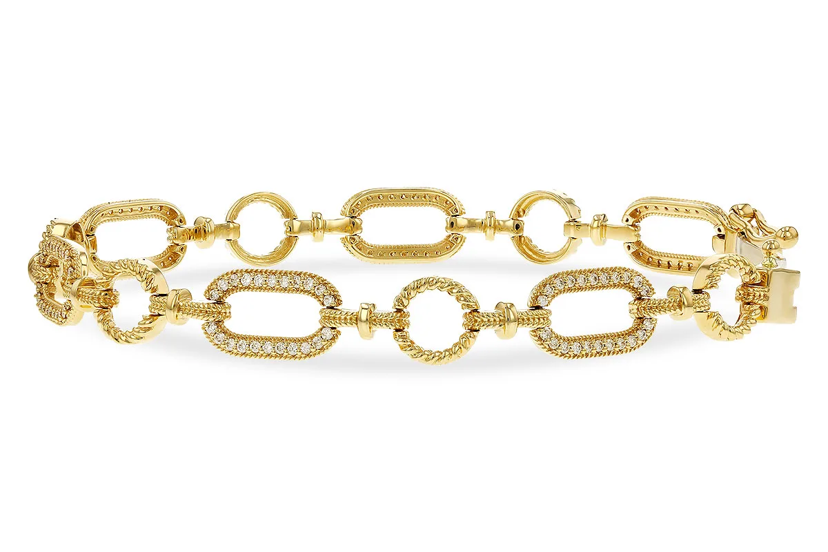 Diamond Bracelet in yellow gold