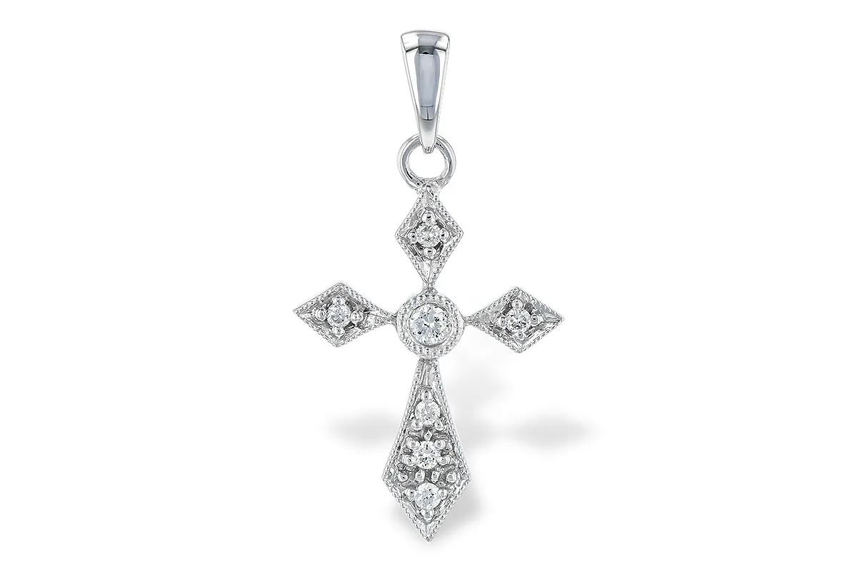 Diamond Pendant in white gold
