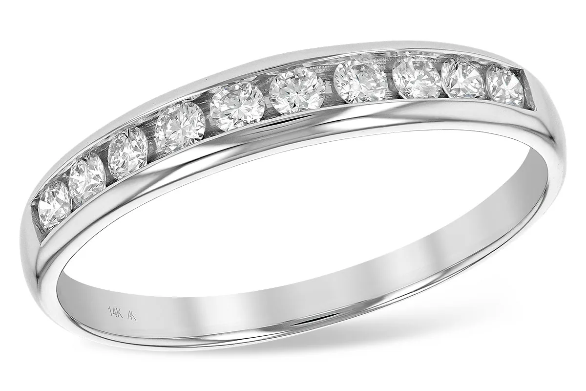 Diamond Wedding Band in white gold