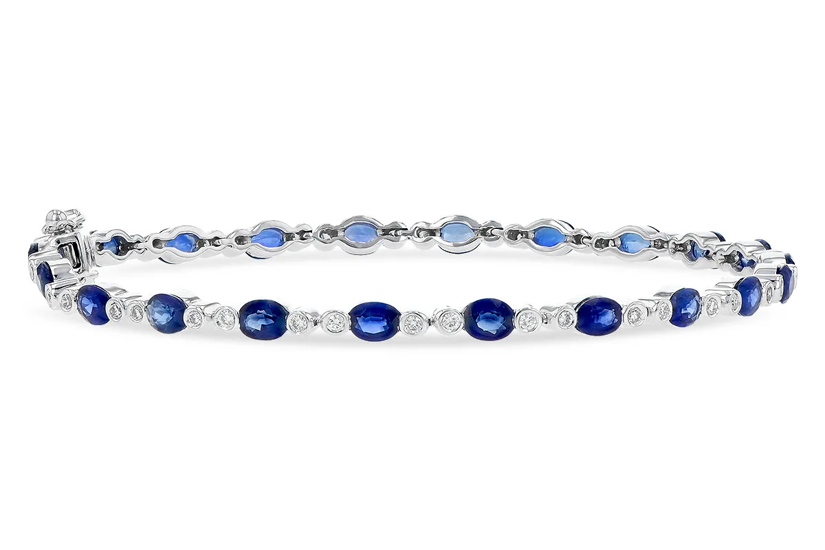 Sapphire Bracelet in white gold
