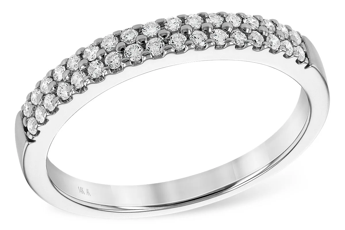 Diamond Wedding Band in white gold