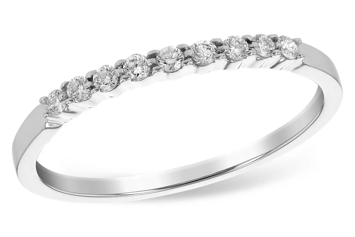 Diamond Wedding Band in white gold