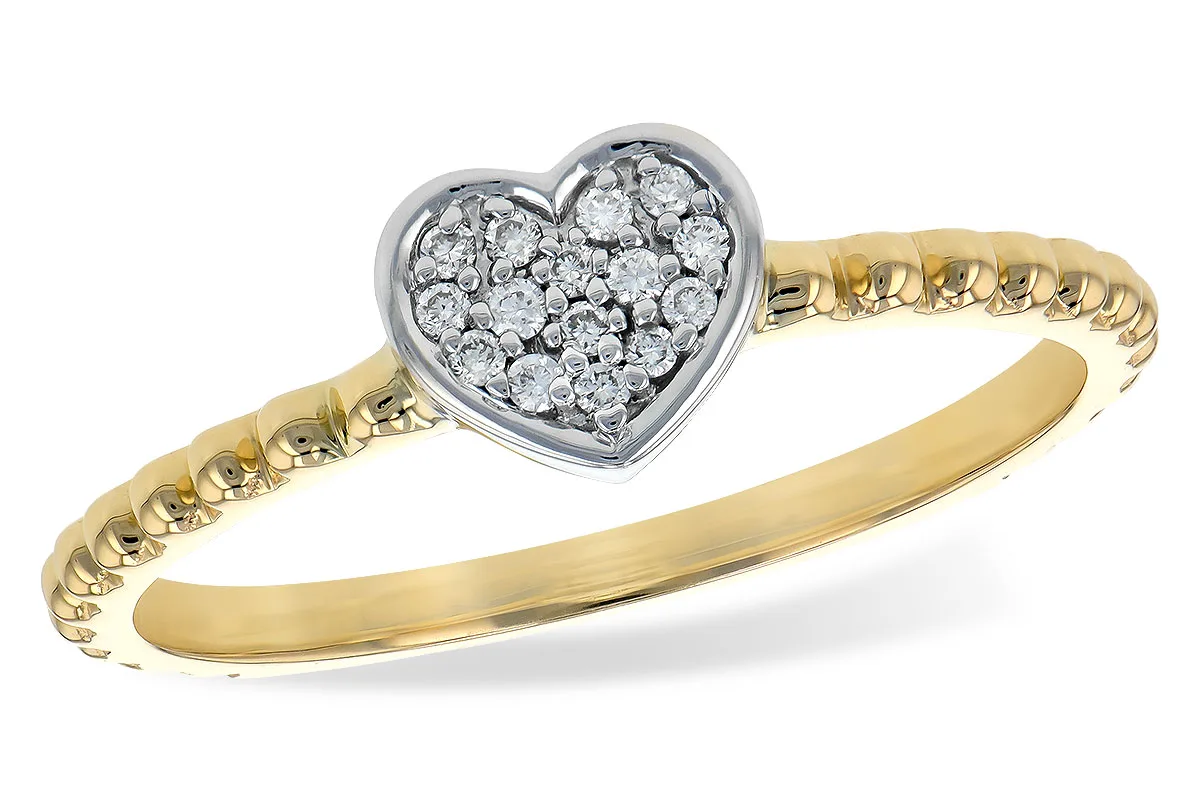 Diamond Ring in two-tone