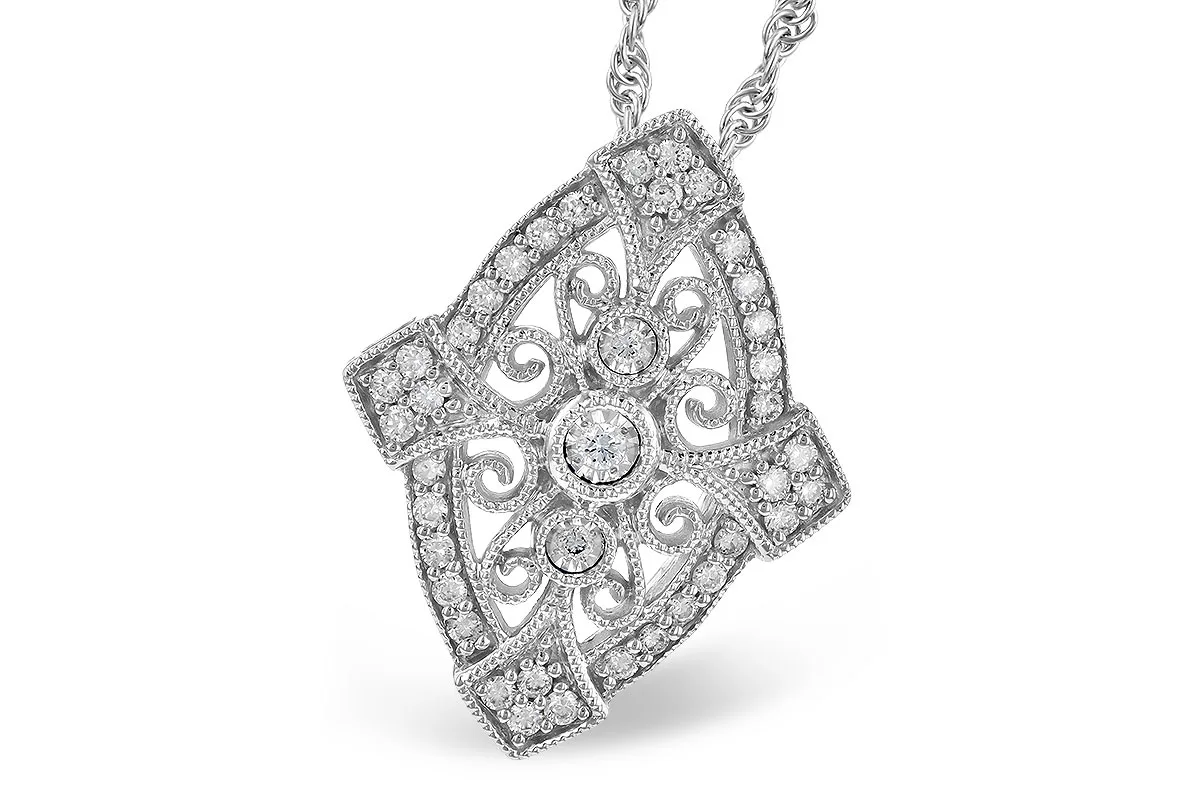 Diamond Necklace in white gold