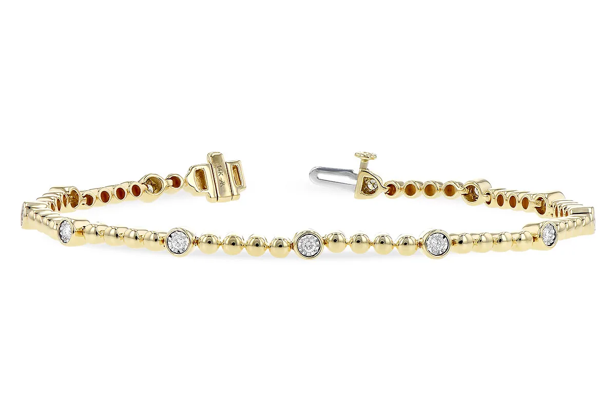 Diamond Bracelet in yellow gold