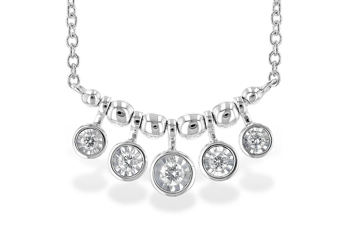 Diamond Necklace in white gold