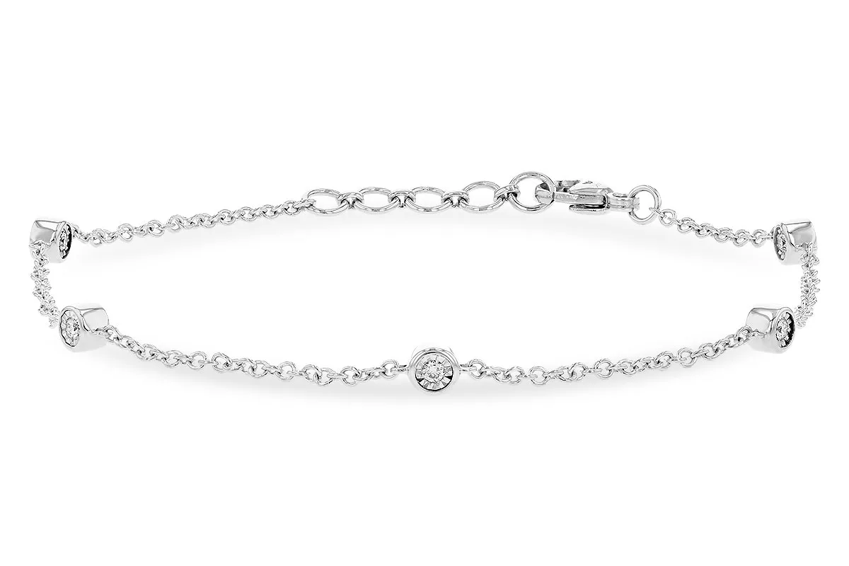 Diamond Bracelet in white gold